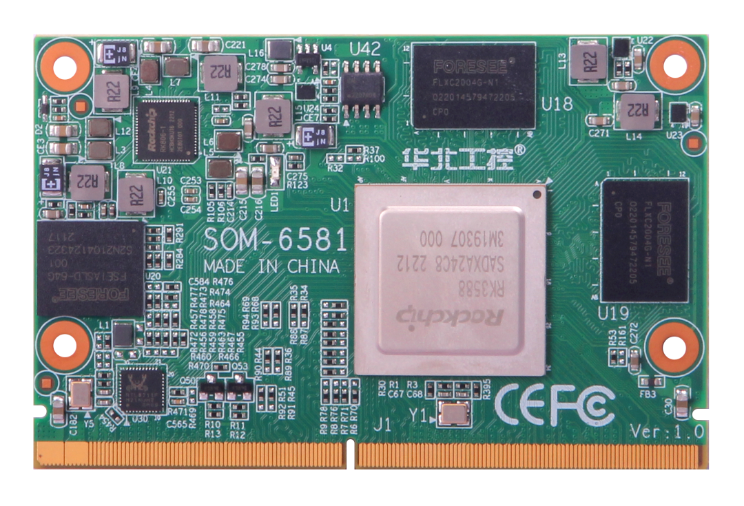 新品发布：华北工控推出搭载RK3588芯片的ARM核心板SOM-6581