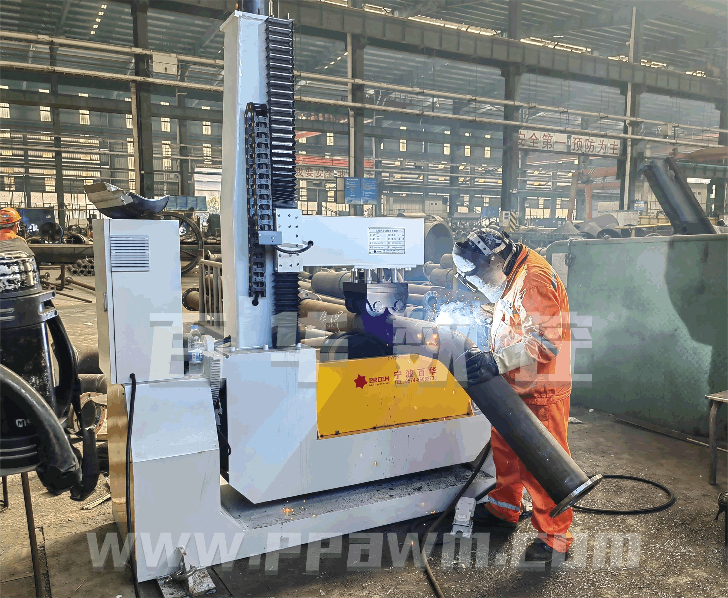 百华数控BH系列压辊式管道焊接变位机