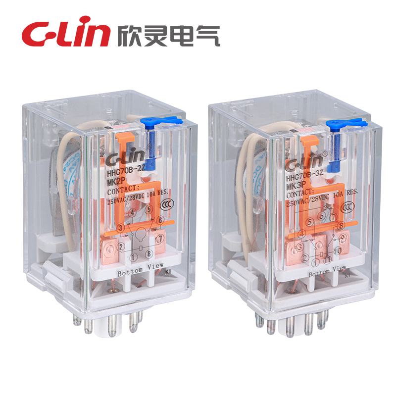 欣灵电气HHC70B-2Z/3Z电磁继电器 稳负载